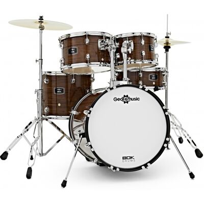 BDK-18 Jazz Drum Kit by Gear4music Walnut - Publicité BDK-18 Jazz Drum Kit by Gear4music Walnut - Publicité