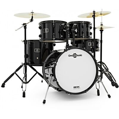 BDK-18 Expanded Jazz Drum Kit by Gear4music Black - Publicité BDK-18 Expanded Jazz Drum Kit by Gear4music Black - Publicité