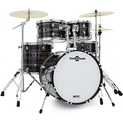 BDK-20 Expanded Fusion Drum Kit by Gear4music Black Oyster - Publicité BDK-20 Expanded Fusion Drum Kit by Gear4music Black Oyster - Publicité