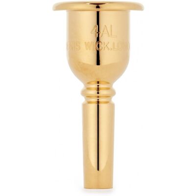 Denis Wick Heritage Trombone Mouthpiece 4AL Gold Plated - Publicité Denis Wick Heritage Trombone Mouthpiece 4AL Gold Plated - Publicité