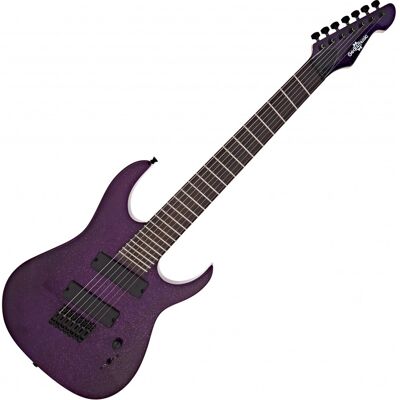 Harlem S Guitare 7 Cordes Multidiapason par Gear4music Purple Sparkle - Publicité Harlem S Guitare 7 Cordes Multidiapason par Gear4music Purple Sparkle - Publicité