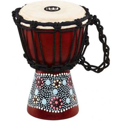Meinl 4.5" Mini Djembe Flower - Publicité Meinl 4.5" Mini Djembe Flower - Publicité