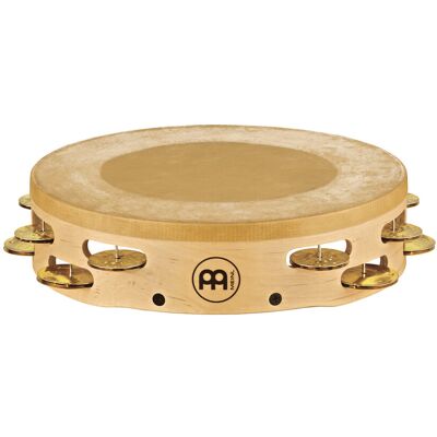 Meinl Artisan Edition Tambourin 2 Rangées de Cymbalettes en Laiton Érable - Publicité Meinl Artisan Edition Tambourin 2 Rangées de Cymbalettes en Laiton Érable - Publicité