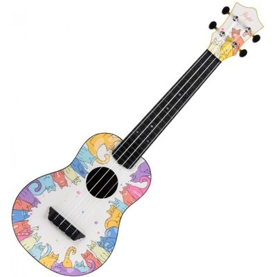 Flight TUC-40 Travel Concert Ukulele Kitty - Publicité Flight TUC-40 Travel Concert Ukulele Kitty - Publicité