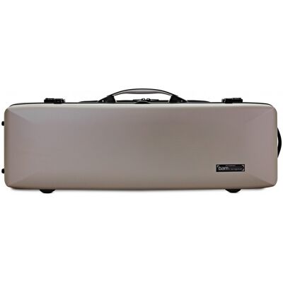 BAM Supreme Hightech Oblong Violin Case Champagne with Black Handle - Publicité BAM Supreme Hightech Oblong Violin Case Champagne with Black Handle - Publicité