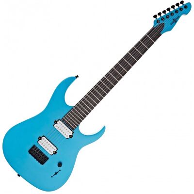 Harlem S Guitare Electrique 7 Cordes par Gear4music Blue Sparkle - Publicité Harlem S Guitare Electrique 7 Cordes par Gear4music Blue Sparkle - Publicité