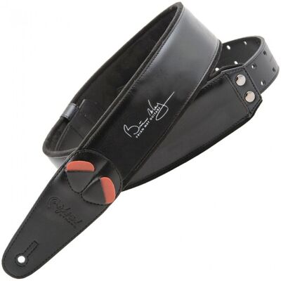 Brian May Guitars BMG Custom Guitar Strap Black - Publicité Brian May Guitars BMG Custom Guitar Strap Black - Publicité