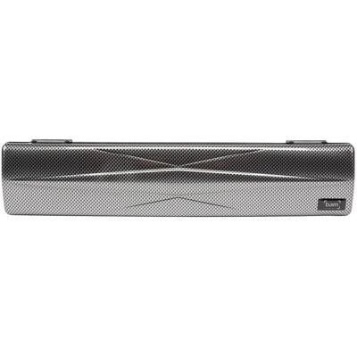 BAM 4019XL Hightech Slim Flute Case Silver Carbon - Publicité BAM 4019XL Hightech Slim Flute Case Silver Carbon - Publicité