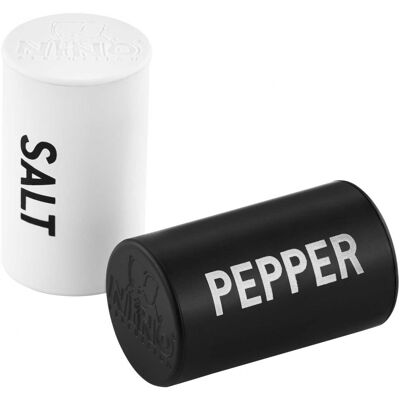 Nino Percussion NINO578 Salier et Poivrier - Plastique Durable - Publicité Nino Percussion NINO578 Salier et Poivrier - Plastique Durable - Publicité
