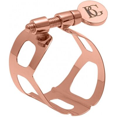 BG Soprano Saxophone Tradition Ligature Rose Gold - Publicité BG Soprano Saxophone Tradition Ligature Rose Gold - Publicité