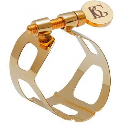BG Tenor Saxophone Tradition Ligature 24K Gold Plated - Publicité BG Tenor Saxophone Tradition Ligature 24K Gold Plated - Publicité