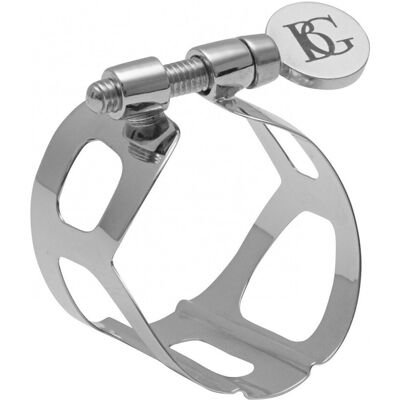 BG Tenor Saxophone Tradition Ligature Silver Plated - Publicité BG Tenor Saxophone Tradition Ligature Silver Plated - Publicité