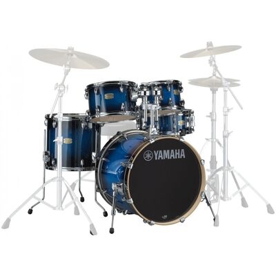 Yamaha Stage Custom Birch 22 5pc Shell Pack Deep Blue Sunburst - Publicité Yamaha Stage Custom Birch 22 5pc Shell Pack Deep Blue Sunburst - Publicité