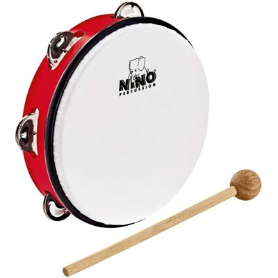 Nino by Meinl Tambourin 8" en ABS Rouge - Publicité Nino by Meinl Tambourin 8" en ABS Rouge - Publicité
