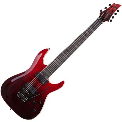 Schecter C-7 FR SLS Elite 7 String Bloodburst - Publicité Schecter C-7 FR SLS Elite 7 String Bloodburst - Publicité