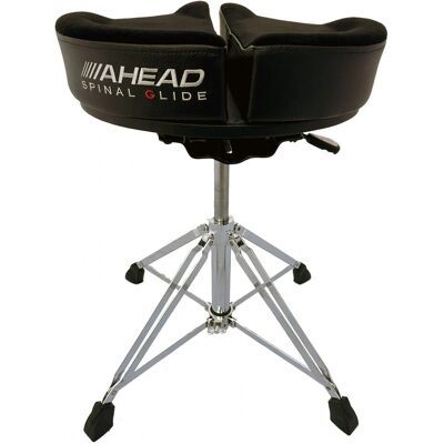 Ahead Spinal G Saddle Hydraulic Drum Throne with Base Black - Publicité Ahead Spinal G Saddle Hydraulic Drum Throne with Base Black - Publicité