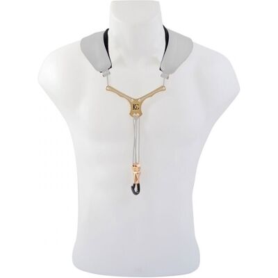 BG AT Saxophone Zen Strap Metal Snap Hook White L - Publicité BG AT Saxophone Zen Strap Metal Snap Hook White L - Publicité