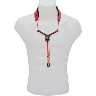 BG SAT Saxophone Zen Strap Metal Snap Hook Red - Publicité BG SAT Saxophone Zen Strap Metal Snap Hook Red - Publicité