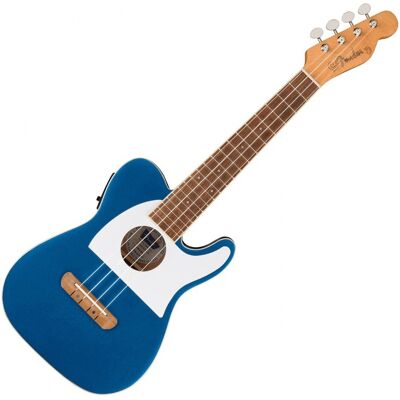 Fender Fullerton Telecaster Ukulele Lake Placid Blue - Publicité Fender Fullerton Telecaster Ukulele Lake Placid Blue - Publicité