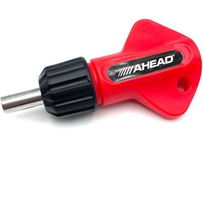 Ahead Robo Drum Key With 4x Gear Drive Red - Publicité Ahead Robo Drum Key With 4x Gear Drive Red - Publicité