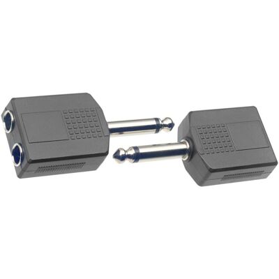 Stagg 2 x Stereo Phone Jacks to 1 x Mono Phone Plug - Publicité Stagg 2 x Stereo Phone Jacks to 1 x Mono Phone Plug - Publicité