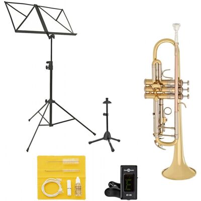 Bach TR501 Trumpet Package Clear Lacquer - Publicité Bach TR501 Trumpet Package Clear Lacquer - Publicité