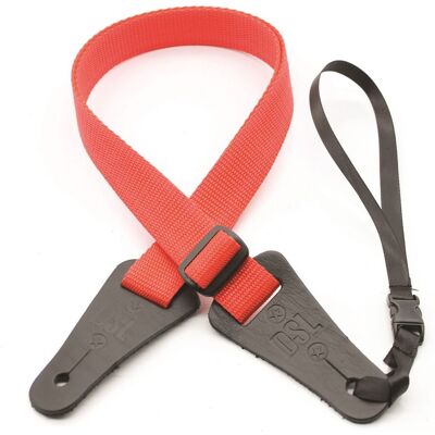 DSL Straps DSL 50-POLY Polypropylene Weave Guitar Strap 2" Red - Publicité DSL Straps DSL 50-POLY Polypropylene Weave Guitar Strap 2" Red - Publicité