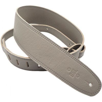 DSL Straps DSL GLG25 Triple Ply Garment Leather 2.5" Guitar Strap Grey - Publicité DSL Straps DSL GLG25 Triple Ply Garment Leather 2.5" Guitar Strap Grey - Publicité