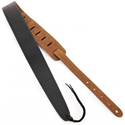 Hartwood Sangle de Guitare en Cuir Noir - Publicité Hartwood Sangle de Guitare en Cuir Noir - Publicité