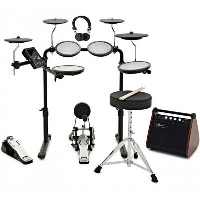 Gear4Music VISIONDRUM-PRO Batterie Électronique avec Pack Ampli - Publicité Gear4Music VISIONDRUM-PRO Batterie Électronique avec Pack Ampli - Publicité