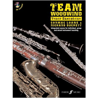 Faber Team Woodwind Saxophone in Bb Tuition Book - Publicité Faber Team Woodwind Saxophone in Bb Tuition Book - Publicité