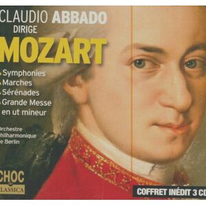 Mozart - Claudio Abbado dirige Mozart (3 CD) - Mozart, Claudio Abbado, Orchestre Philharmonique de Berlin - Publicité Mozart - Claudio Abbado dirige Mozart (3 CD) - Mozart, Claudio Abbado, Orchestre Philharmonique de Berlin - Publicité