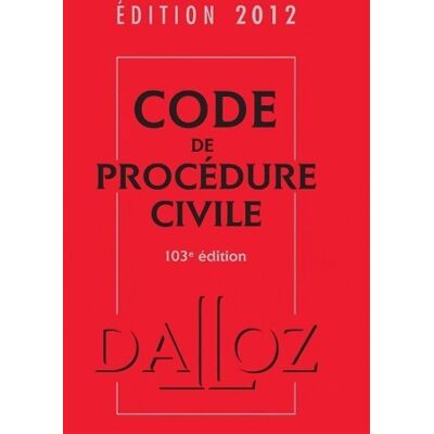 Code de procédure civile 2012 - Collectif - Publicité Code de procédure civile 2012 - Collectif - Publicité