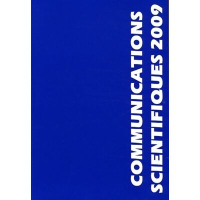 Communications scientifiques mapar 2009 - Collectif - Publicité Communications scientifiques mapar 2009 - Collectif - Publicité