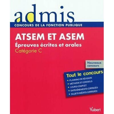 ATSEM et asem. Epreuves écrites et orales catégorie C - Elodie Laplace - Publicité ATSEM et asem. Epreuves écrites et orales catégorie C - Elodie Laplace - Publicité