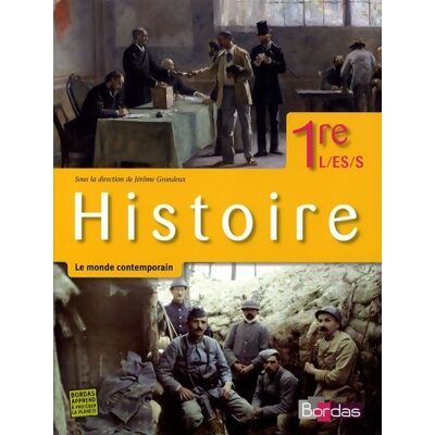 Histoire 1ère L, ES, S - Jérôme Grondeux - Publicité Histoire 1ère L, ES, S - Jérôme Grondeux - Publicité