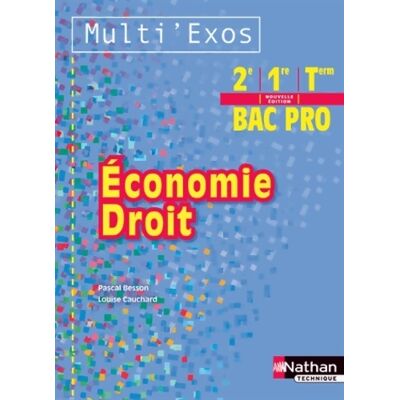 Économie - droit 2e/1re/tle bac pro - Pascal Besson - Publicité Économie - droit 2e/1re/tle bac pro - Pascal Besson - Publicité