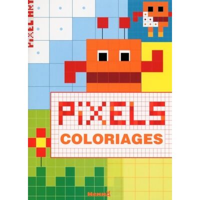 Pixel art - coloriage - Collectif - Publicité Pixel art - coloriage - Collectif - Publicité