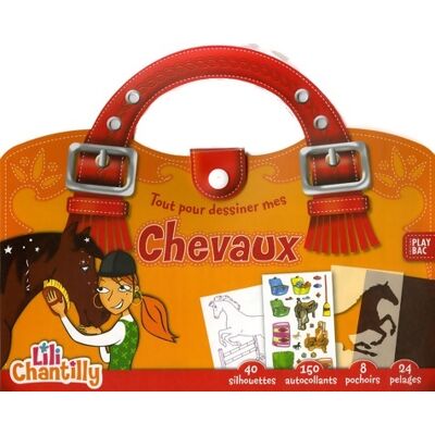 Tout pour dessiner mes chevaux - Collectif Play Bac - Publicité Tout pour dessiner mes chevaux - Collectif Play Bac - Publicité