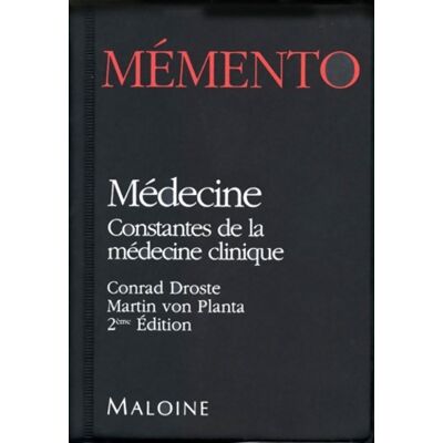Mémento de Médecine 2e édition - Conrad Droste - Publicité Mémento de Médecine 2e édition - Conrad Droste - Publicité