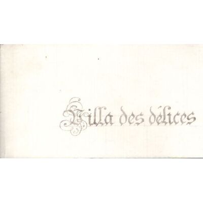 ART Villa des délices - Zhu Hong - Publicité ART Villa des délices - Zhu Hong - Publicité