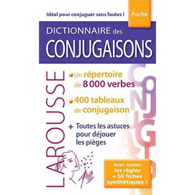 Dictionnaire Larousse des Conjugaisons poche - Collectif - Publicité Dictionnaire Larousse des Conjugaisons poche - Collectif - Publicité