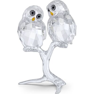 Swarovski Feathered Beauties Couple de Chouettes OS - Publicité Swarovski Feathered Beauties Couple de Chouettes OS - Publicité