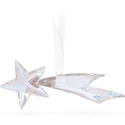 Ornement Étoile Filante Blanche Swarovski - Ornement - Publicité Ornement Étoile Filante Blanche Swarovski - Ornement - Publicité