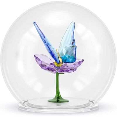 Swarovski Idyllia Boule de Verre Papillon et Fleur OS - Publicité Swarovski Idyllia Boule de Verre Papillon et Fleur OS - Publicité