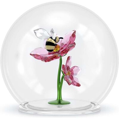 Swarovski Idyllia Boule de Verre Abeille et Fleurs OS - Publicité Swarovski Idyllia Boule de Verre Abeille et Fleurs OS - Publicité