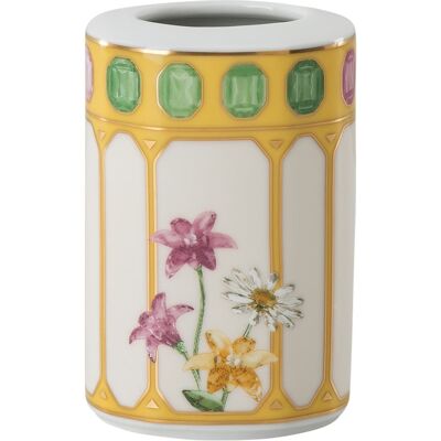 Swarovski Vase Idyllia, Porcelaine, Motif imprimé cristal, fleur, Jaune OS - Publicité Swarovski Vase Idyllia, Porcelaine, Motif imprimé cristal, fleur, Jaune OS - Publicité