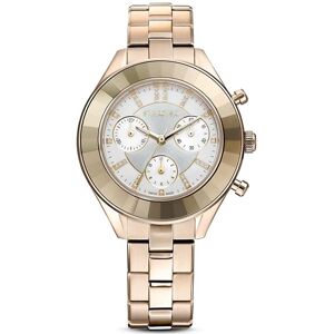 Swarovski Montre Octea lux sport, Fabriqué en Suisse, Bracelet en métal, Ton doré, Finition champagne doré OS - Publicité Swarovski Montre Octea lux sport, Fabriqué en Suisse, Bracelet en métal, Ton doré, Finition champagne doré OS - Publicité