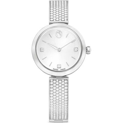 Swarovski Montre Illumina, Fabriqué en Suisse, Bracelet en métal, Ton argenté, Acier inoxydable OS - Publicité Swarovski Montre Illumina, Fabriqué en Suisse, Bracelet en métal, Ton argenté, Acier inoxydable OS - Publicité
