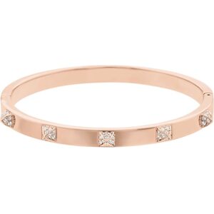 Swarovski Bracelet-jonc Dextera, Pavé, Blanc, Doré à l’or rose 18 carats (750/1000) M - Publicité Swarovski Bracelet-jonc Dextera, Pavé, Blanc, Doré à l’or rose 18 carats (750/1000) M - Publicité
